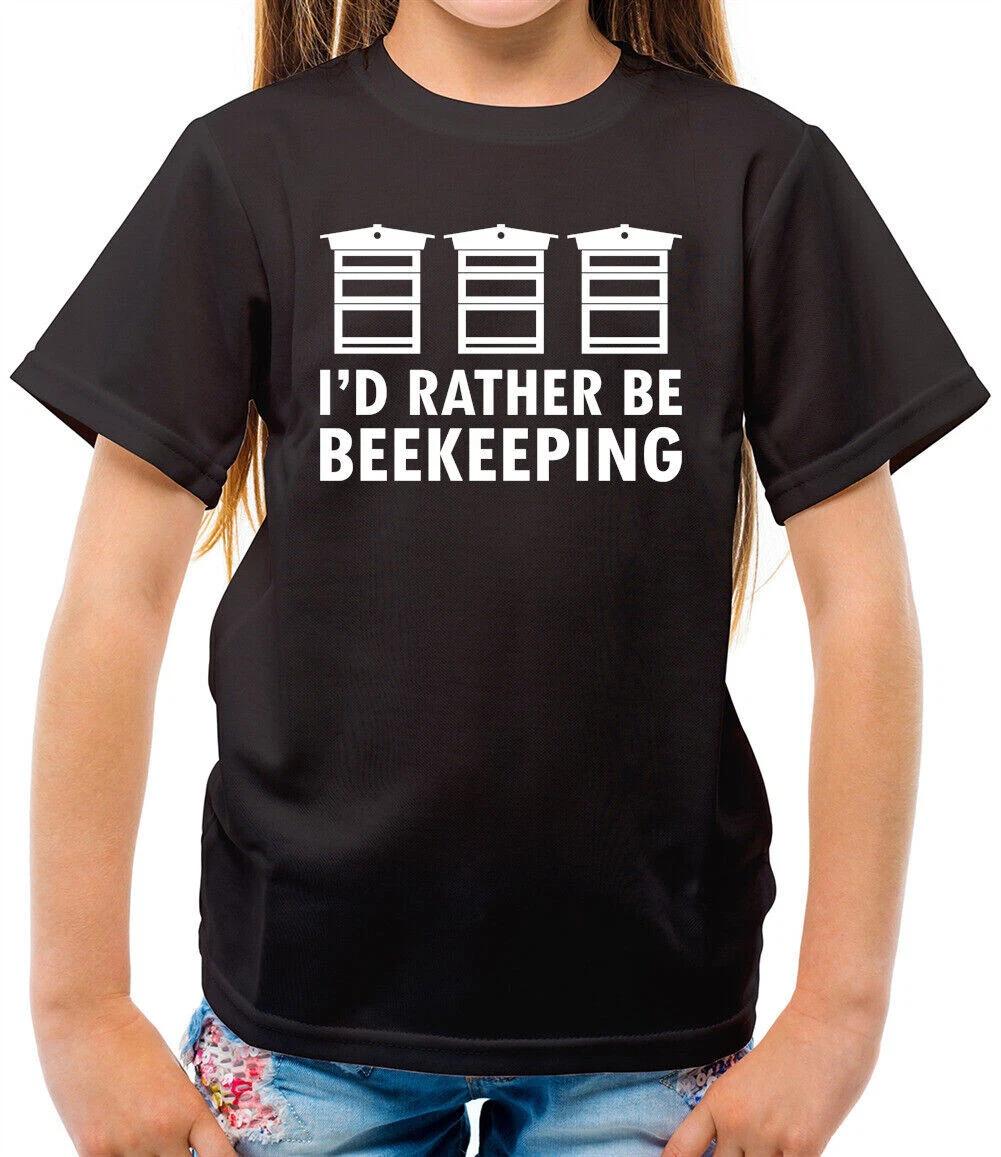 

I d Rather Be Bee Keeping - Kids T-Shirt - Beekeeper Bee Bees Keeper 100