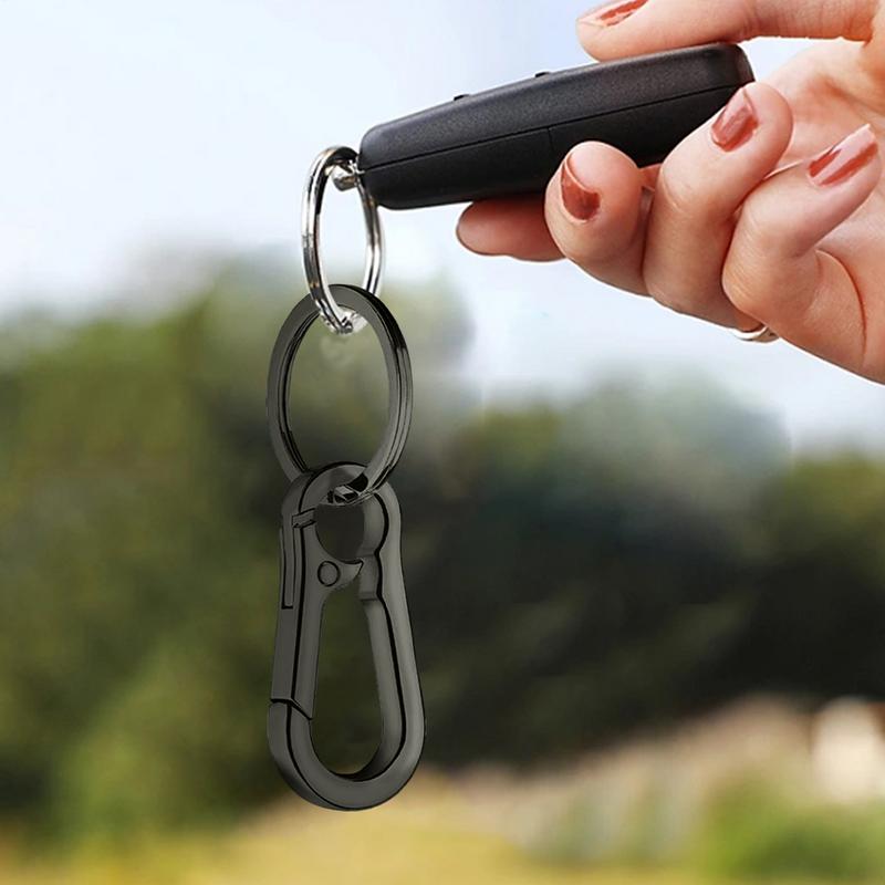 Gourd Buckle Keychain Climbing Hook Stainless Steel Car Strong Carabiner Shape Key Chain Zinc Alloy Key Holder Ring Accessories