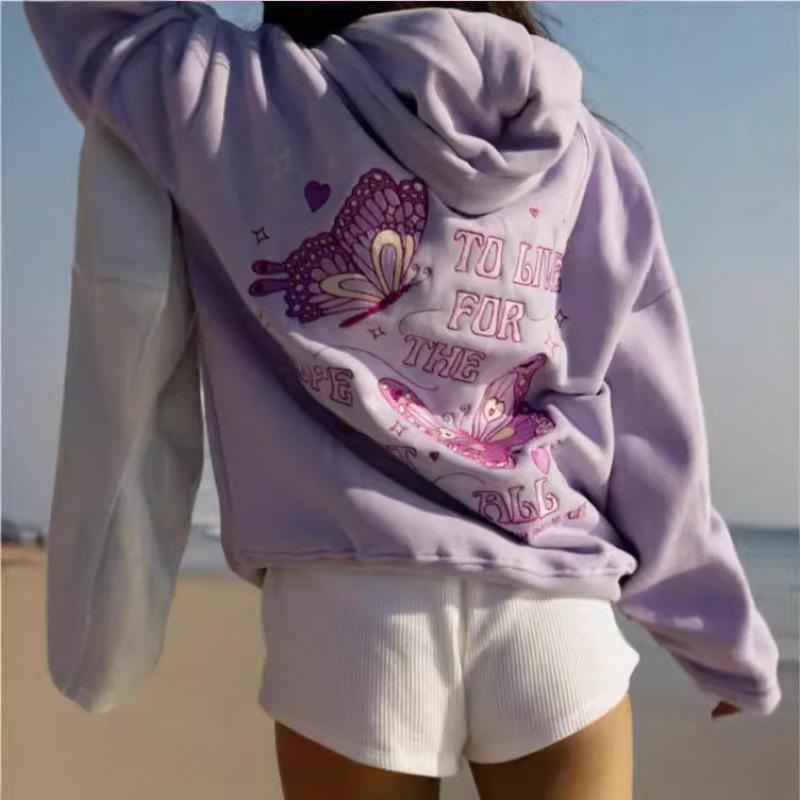 Hopeful Dreams Drop Shoulder Ribbed Hoodie