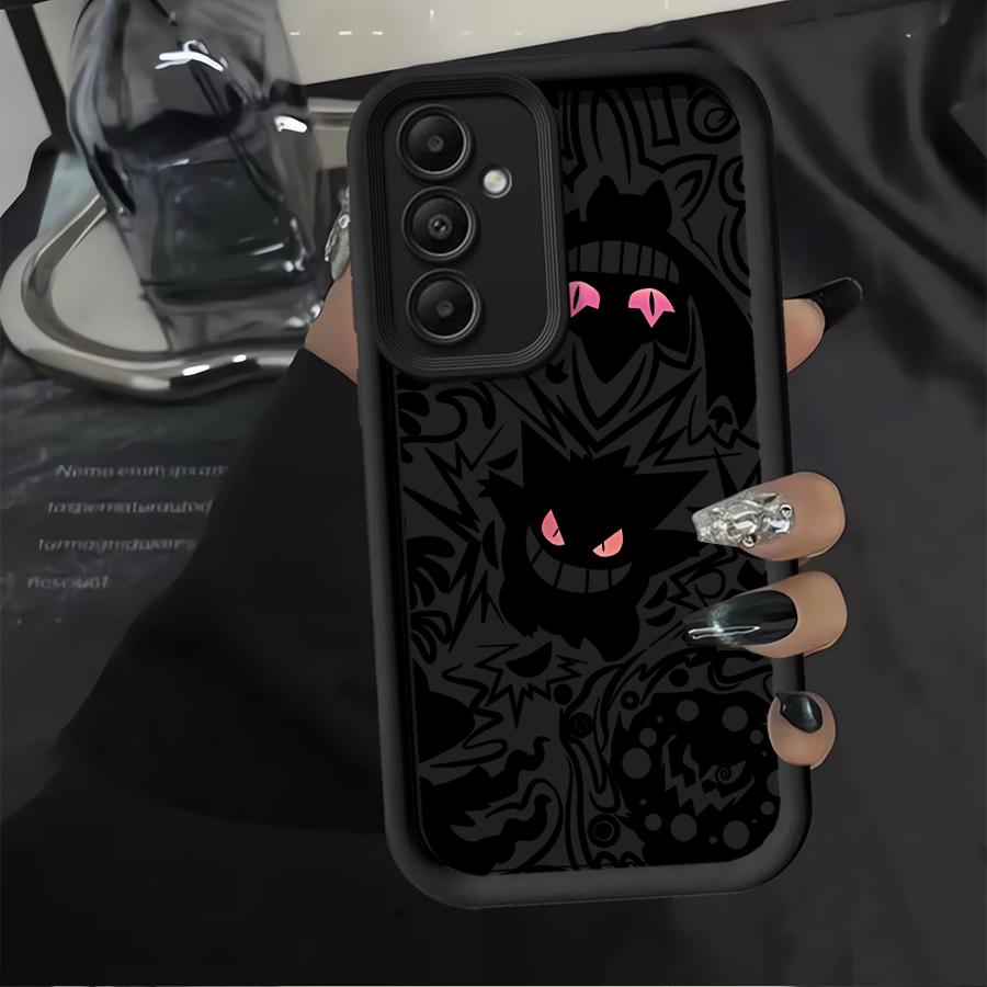 

Case for Samsung Galaxy A56 A35 A52 A36 A73 A54 A22 A21s A32 A25 A26 A55 A24 Phone Cover Funny Pokemon Gengar Galaxy A55 5G