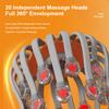 20 Octopus Claw Head Massager Electric Red Light Therapy Relief Scalp Massage Stimulators Orange Vibration Hair Head Massager