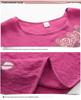 Summer Two-Piece Set for Middle-Aged and Elderly Women - T-Shirt and 9-Point Pants