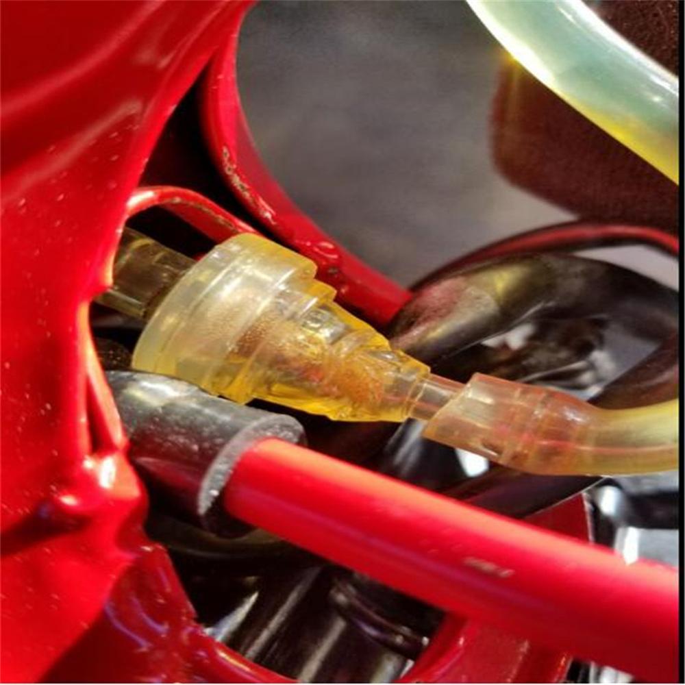 10 × 1/4" Motorcycle Inline Gas Fuel Filter Gasoline Cup for Dirt Bike ATV UTV Snowmobile