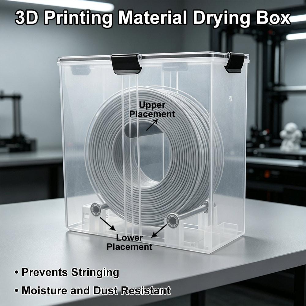 Sealed 3D Printing Filament Dry Box Dustproof Filament Storage Box Filament Dryer Box Storage