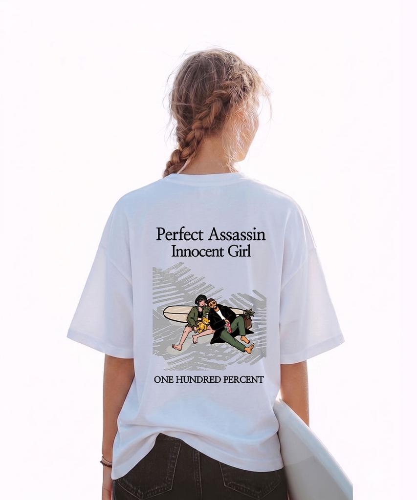OHP Ohpxquirk Killer'S Vacation Semi-Over Short Sleeve T-Shirt 6 (B Type)