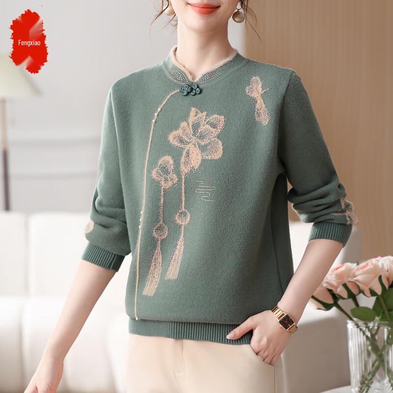 

Женский термотоп с полувысоким воротником Fengxiao Mama 4XL