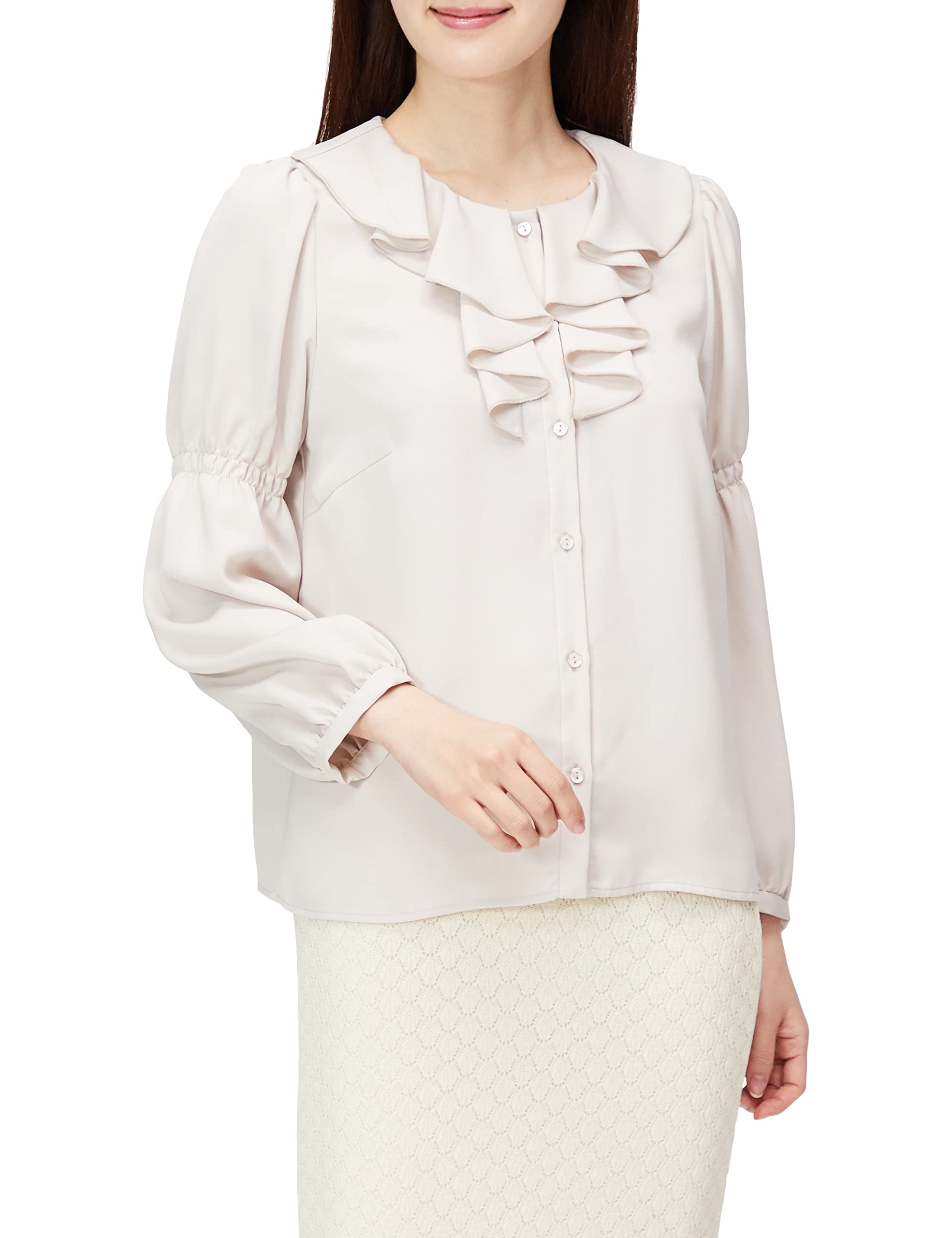 

[JILL by JILL STUART] Ruffled Collar Blouse