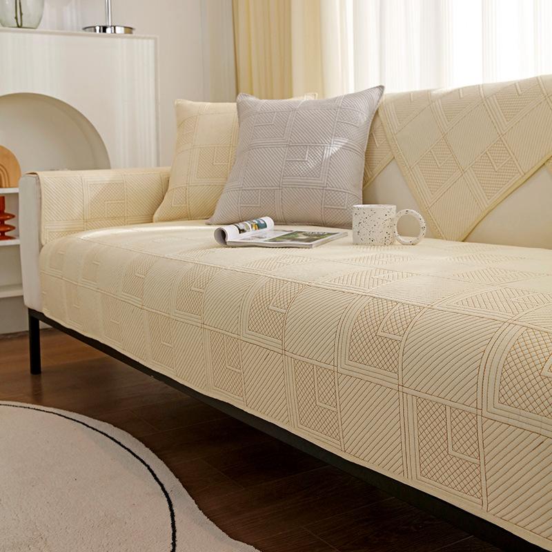 

Хлопковые и льняные чехлы для диванов L-образные Чехлы для угловых диванов для гостиной 1/2/3/4 сиденья Чехлы для диванов Нескользящие универсальные чехлы для диванов 70x70cm 1pcs