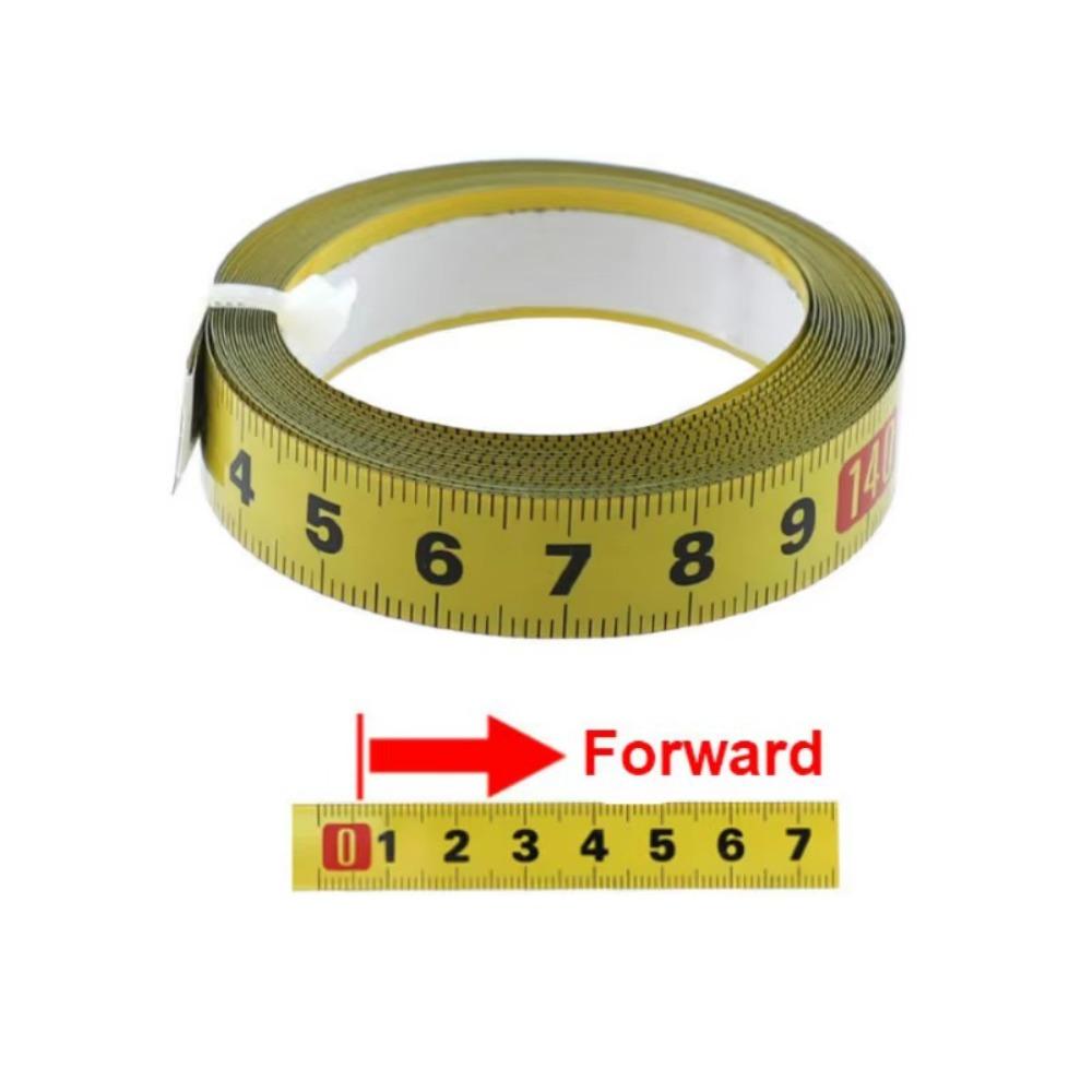 Metric Scale Metal Tape Measure Steel Material Miter Track Tape Adhesive Backed Tape Ruler