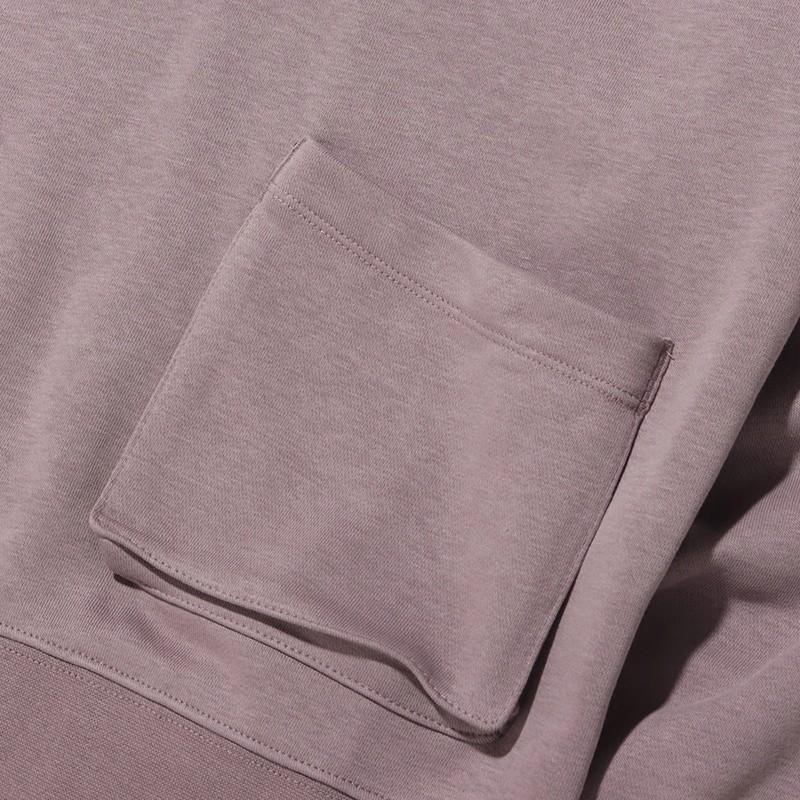 Nike Logo Patch Pocket Hooded Pullover Sweatshirt Women sweatshirt Light-Purple CZ8897-531