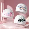 New Silicone Swimming Cap Waterproof and Durable Swim Cap for Long Hair No-slip Swim Cap for Women