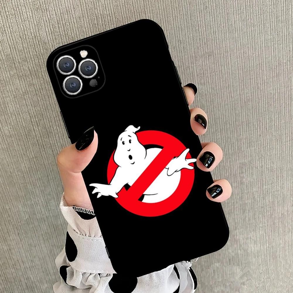 

Movie-G-Ghostbusters Phone Case For iPhone 15,14,13,12,11,Plus,Pro Max,XS,X,XR,SE,Mini,8,7 Soft Silicone Black Cover iPhone7