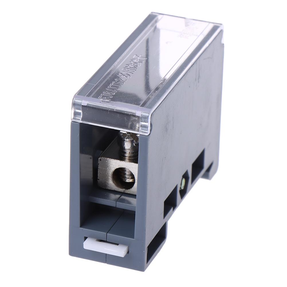 One In Multiple Out Din Rail Terminal Block 150A Universal Distribution Box Wire Connector Abs/Copper Power Junction Box