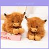 Highland Cow Plush Toy With Pp Cotton Filling For Kids And Adults