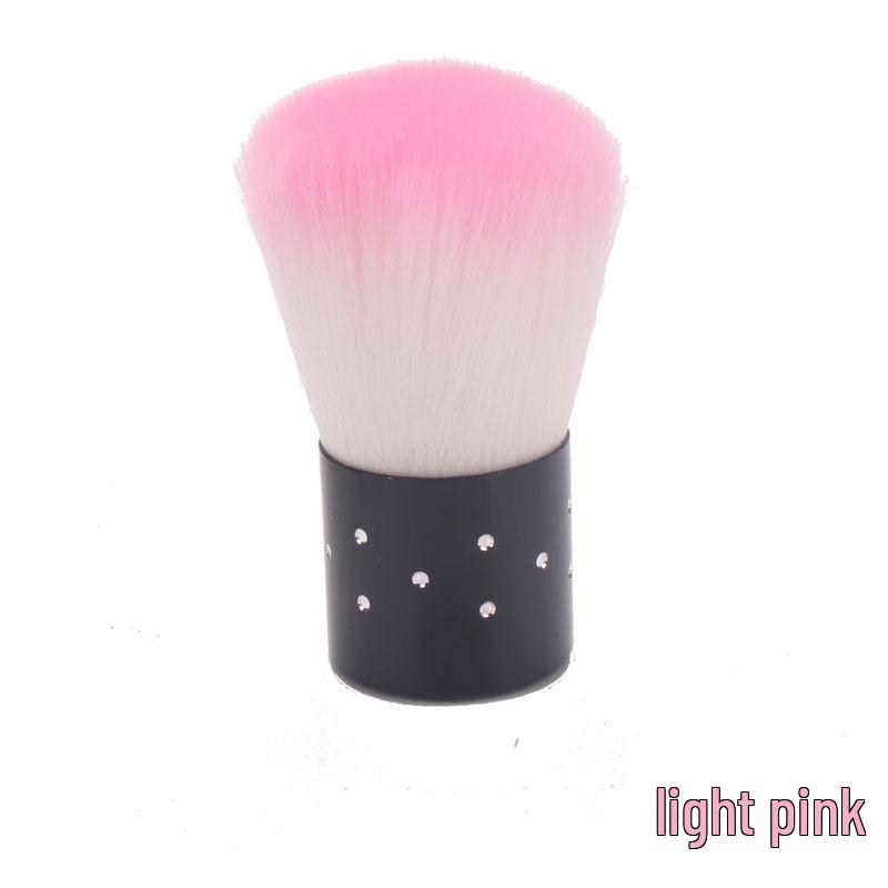 Rhinestone Nail Dust Brush with Soft Bristles - Multi-Color Options, Lightweight Beauty Tool