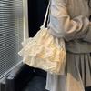 Summer Niche Fresh and Sweet Fashion Niche Women 2025 New Fashion Foreign Style Large Capacity Commuter Tote Bag