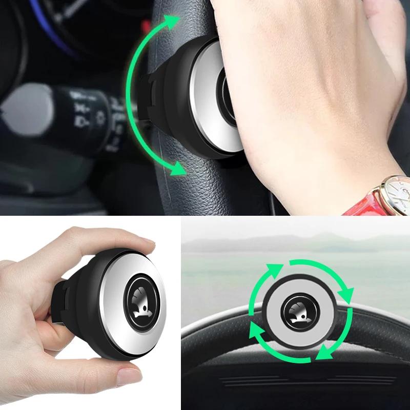 2025 New Turning Steering Wheel Booster Spinner Knob 360 Degree Rotation Metal Bearing For Skoda Octavia A5 A7 1 Rapid Fabia Yet