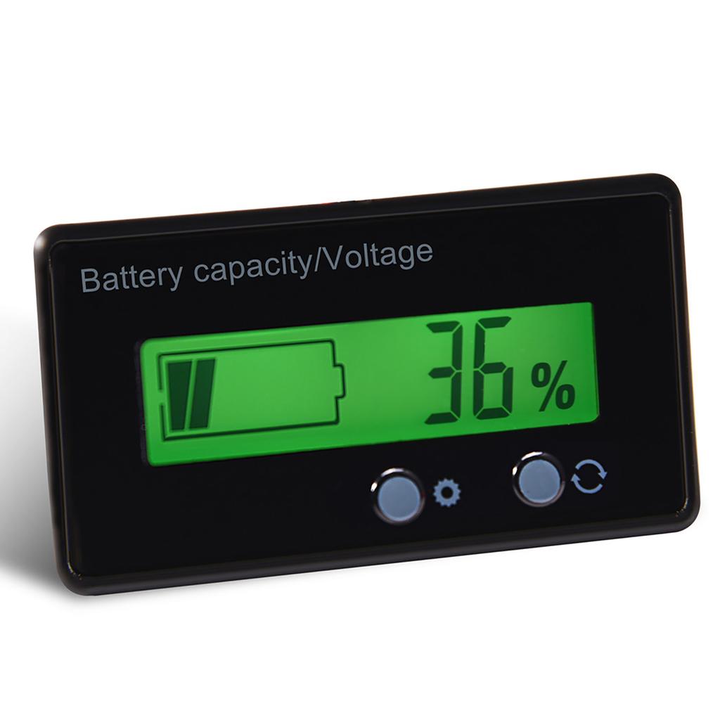 LCD Display Backlit Universal Battery Capacity Voltage Meter Tester Voltmeter Monitor
