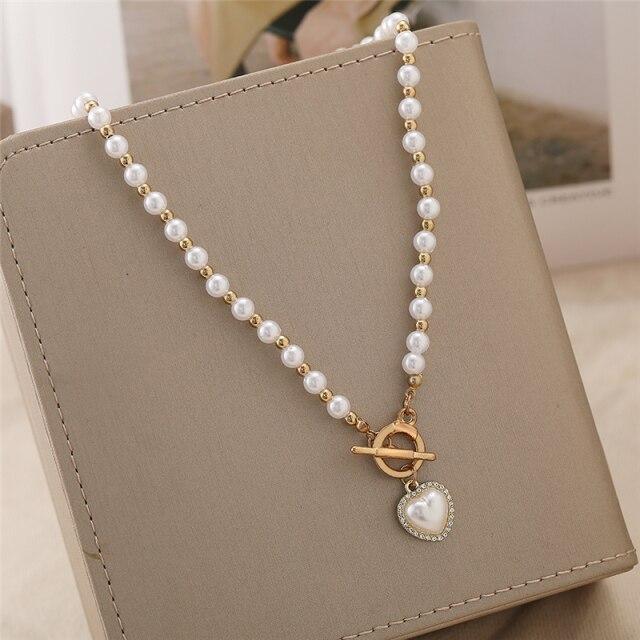 17KM Punk Gold Multilayered Necklace for Women Vintage Silver Color Geometric Round Pendant Necklaces Butterfly Choker Jewelry