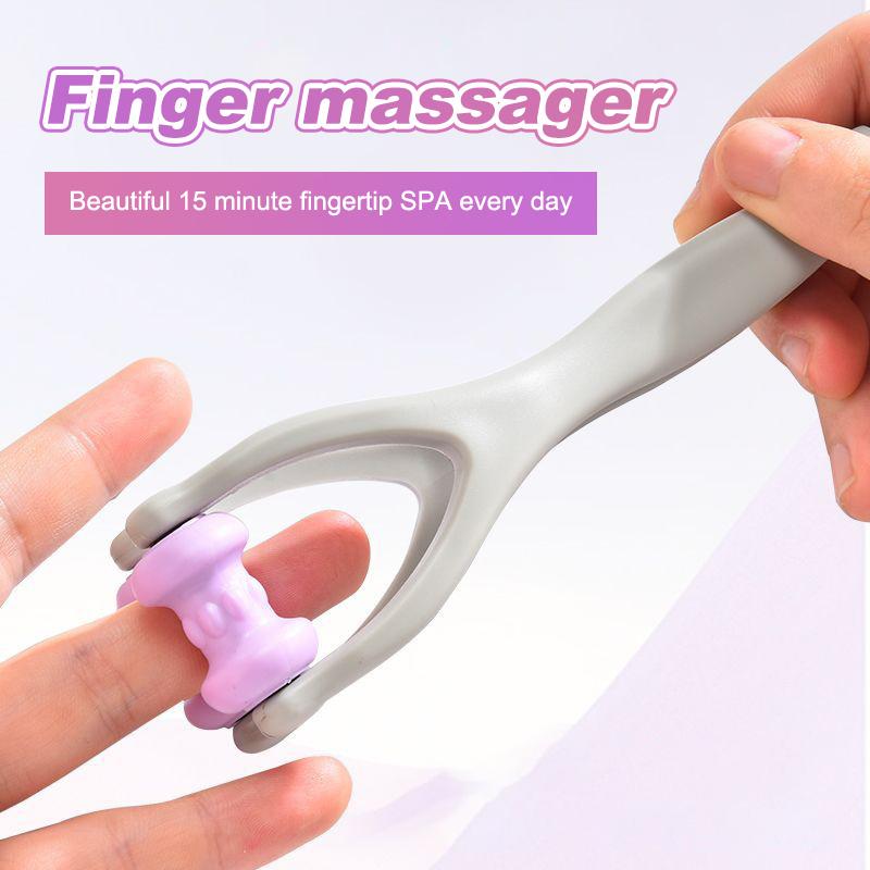 Manual Multifunctional Finger Massager Relief Tension Fatigue Relaxation Meridian Acupressure Tool Hand Joint Massage Clip