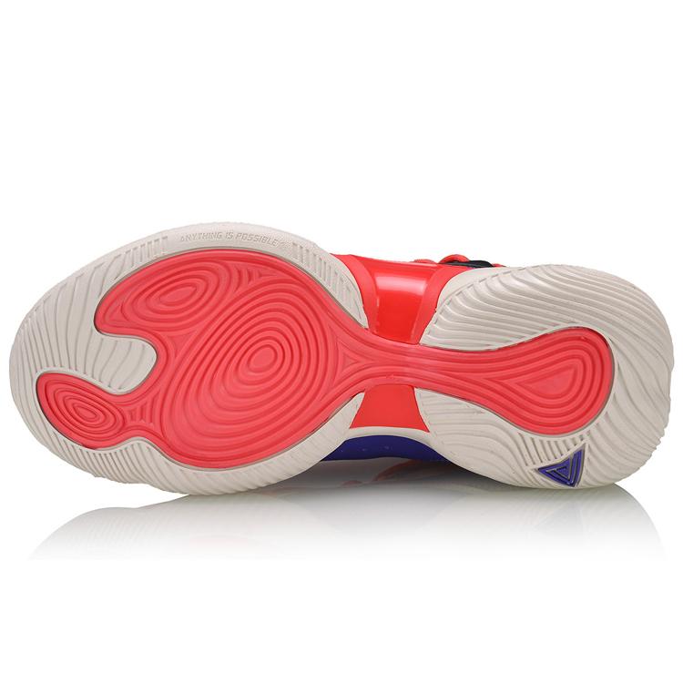 New LiNing Power 6 V2 Cushioning Support Coverage Mid top Basketball Shoes Men's Red Black Purple ABAQ005-1