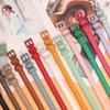Pu Leather Thin Waist Belt Elegant Dress Waistband Classic Candy Color Belt  Daily