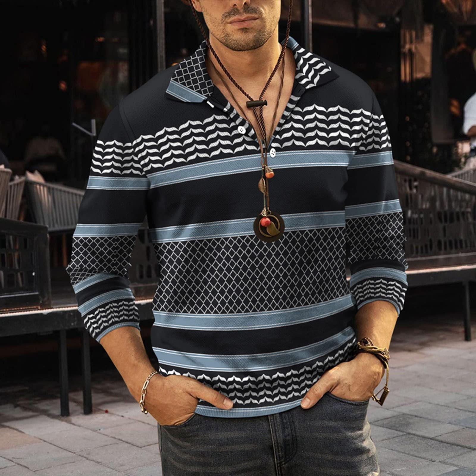 

Мужская повседневная рубашка с длинными рукавами Мужская повседневная футболка с простыми строчками Топ с длинными рукавами Мужская повседневная рубашка с длинными рукавами L небесно-голубой