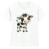 Cute Baby Cow Graphic T-Shirt Boys Girls Kids Gift For Kids