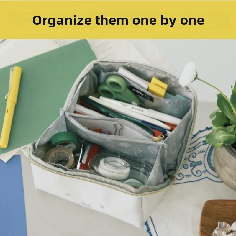 Large Capacity Miffy Rabbit Cosmetic Travel Bag - Japanese Magazine Edition