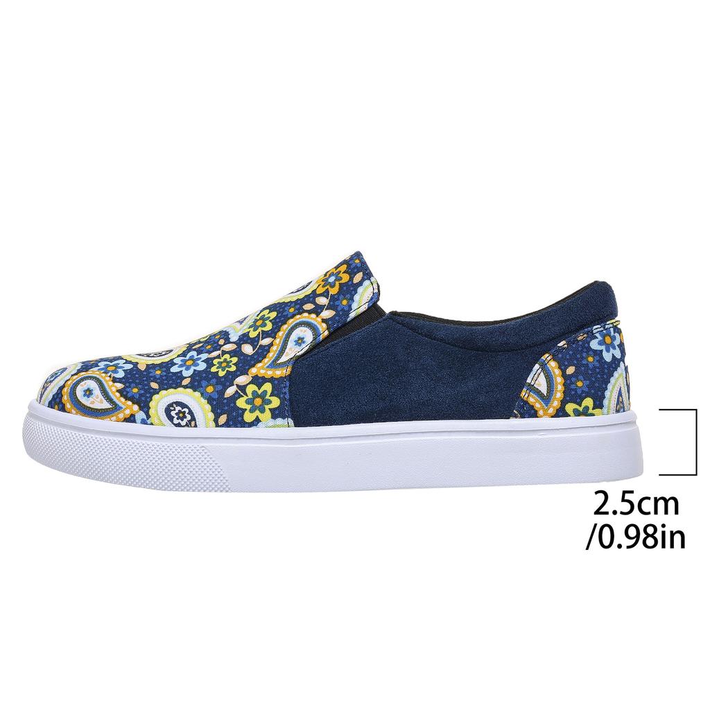 Fashion Women Shoes Autumn Casual Female Sneakers Slip-on Shallow Mouth Modis Low Heels Flats Fall Slip On New 2025 Dress Summer Rubber