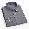 Thin Spring Summer 100% Cotton Shirts for Men Long Sleeve Checkered Dress Shirt Mens Blue Green  Men Clothing  Button Up Shirt