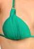 Plážové oblečení Polstrovaný Drapovaný Plavkový Top Prodává se Samostatně Velikost Bikiny Zelená [Sanas] (P (Japonské S), (SG) Lesklý)