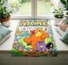 Personalized Bear in the Big Blue House Blanket, Custom Name Throw, Kids Plush Fleece