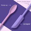 3pcs Mini Silicone Double Scraper Emulsion Mask Spatula Cosmetic Scoop Kitchen Tool Bottle Jam Spatula