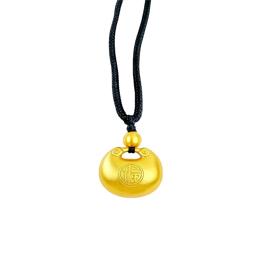Little Fat Blessing Gold Pendant, Men's and Women's Necklace, Fashion New Style Versatile Couple Collarbone Chain
