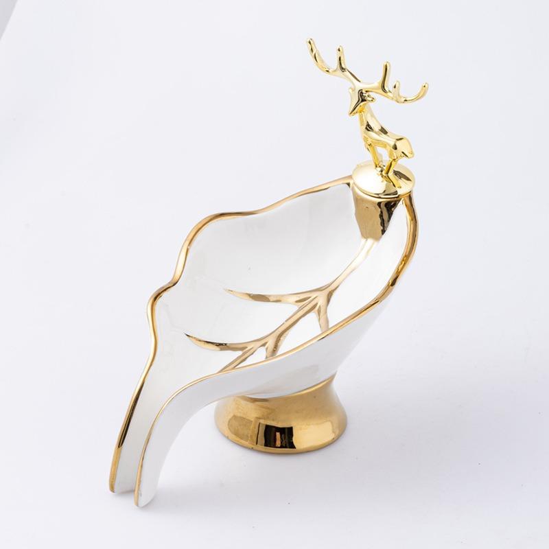 Soap Box Household High-end Drain Soap Box Bathroom Light Luxury Style Personality Creative Soap Box Shelf