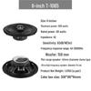 Full-Range Coaxial Car Audio Speaker Set with Tweeter and Subwoofer