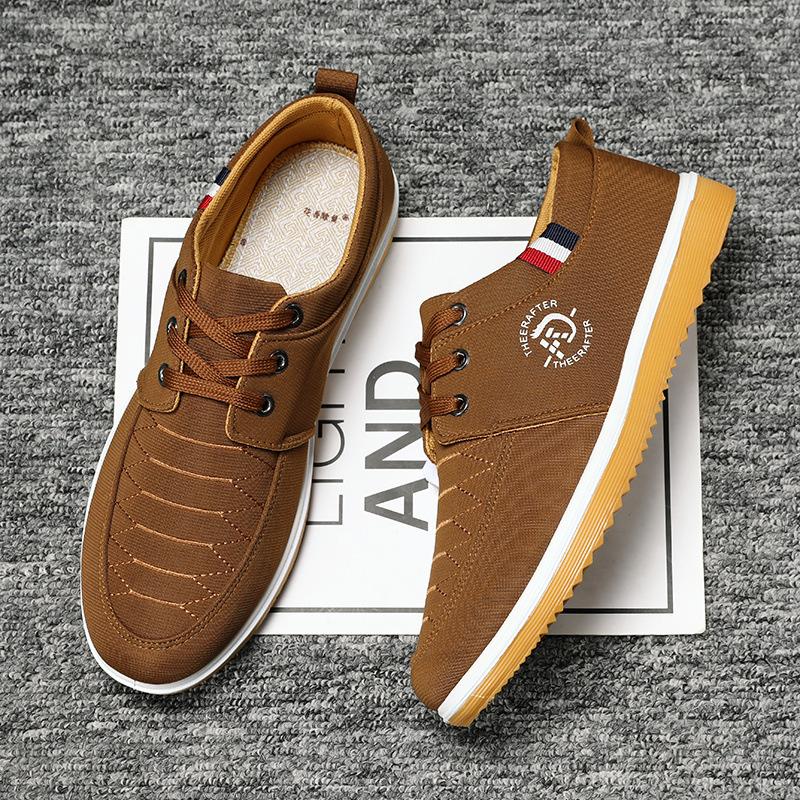 [30-day hot-selling 1642 pieces] New old Beijing cloth shoes men's lace-up work shoes breathable and versatile casual shoes