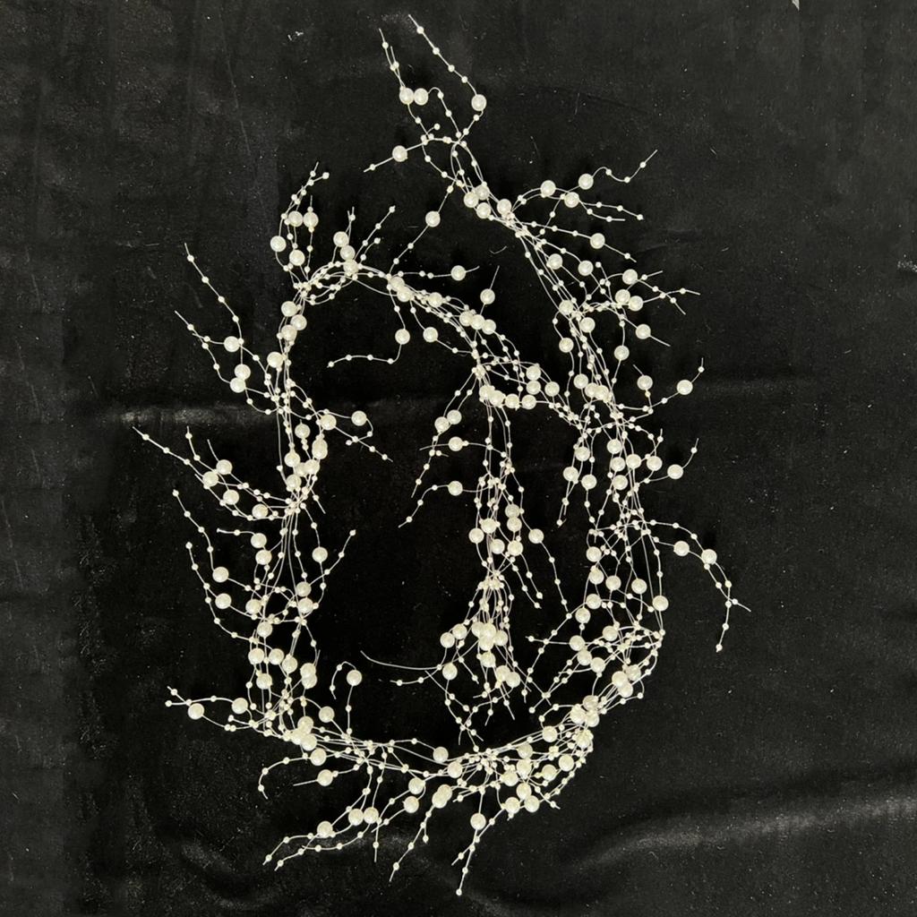 Beaded Christmas Garland Festive Berry Beaded Garland for Holiday Home Decor