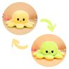 Flipped Octopus Doll Flipped Octopus Octopus Plush Toy Double-Sided Flipped Doll Reversible Octopus