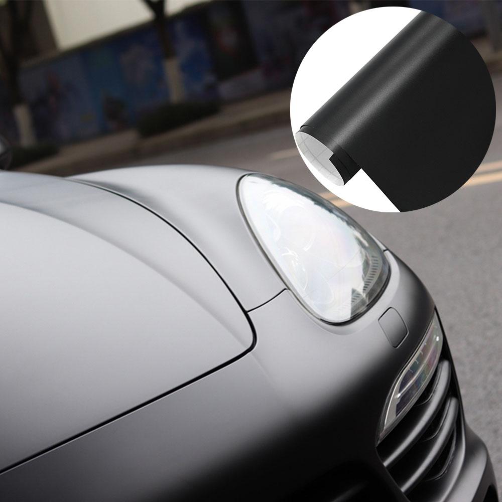 Premium 9 Colors Matte Vinyl Car Wrap Film Bubble Free Color Change Adhesive Sticker Interior Exterior Decoration Accessories