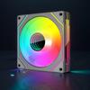 12cm ARGB 5V 3Pin 4 Pin PWM Silent Computer Cooler Fan Infinity Mirror CPU Case Cooling Fan 800-1800 RPM for PC Cooler and Case