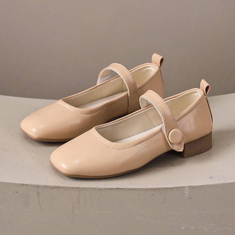 

Французские туфли Мэри Джейн со стразами на толстом каблуке женские 2025 новые темпераментные женские туфли на толстом каблуке с ремешком с юбкой 40 хаки