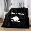 skoda Flannel Blanket Soft All-Season Throw, Design for Camping, Car Travel, Hiking Sofa, Bed, Office Perfect Gift for Parties