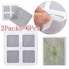 2Packs=6Pcs Summer Window Mosquito Netting Patch Repairing Broken Holes