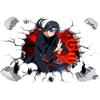 Japanese anime Naruto wall sticker comic wallpaper 3D three-dimensional adhesive wall sticker water resistant decorative painting