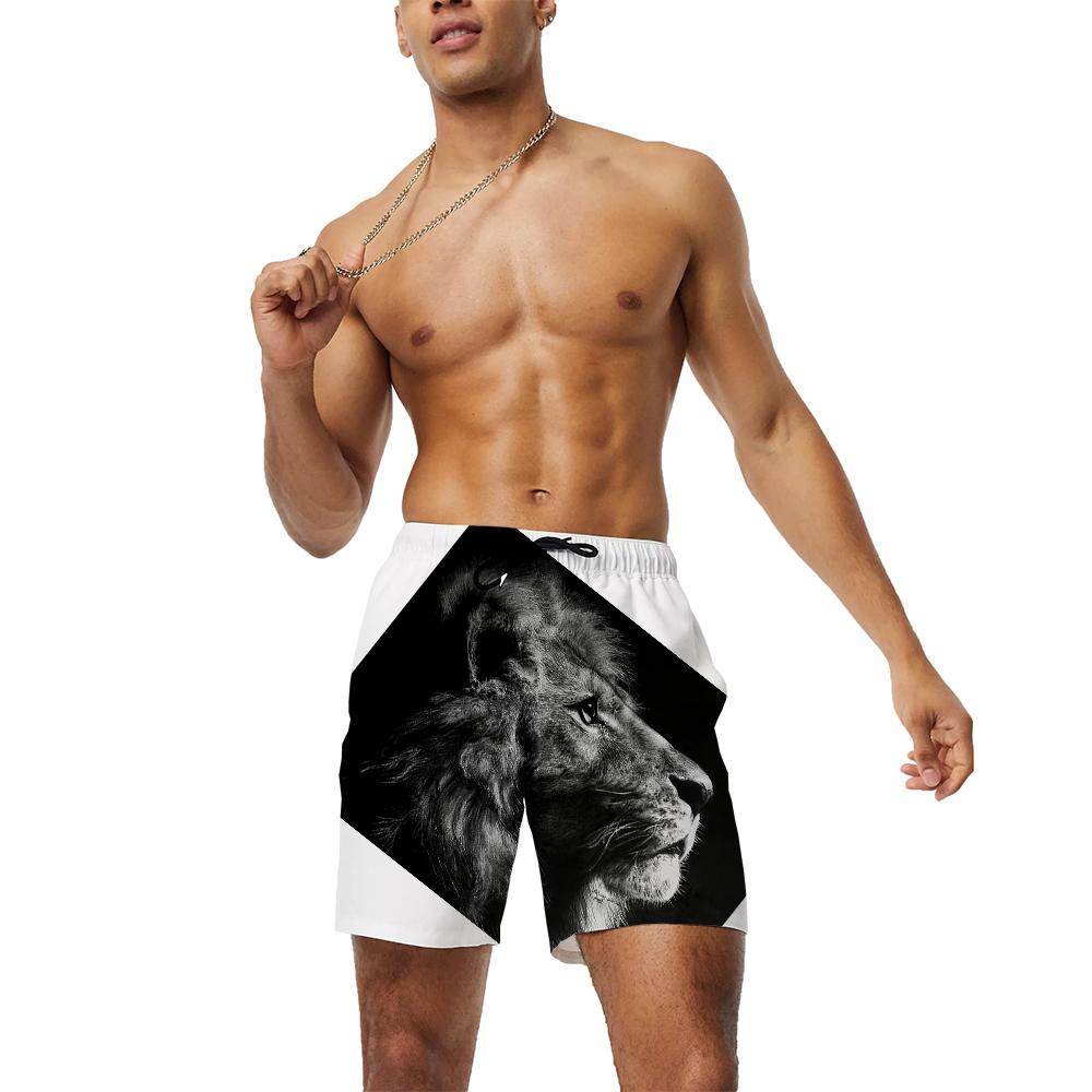 

Новые мужские повседневные шорты с 3D-принтом зверей