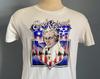 T-Shirt promozionale vintage anni '70 Evel Knievel 1974 motociclista stuntman - MEDIA