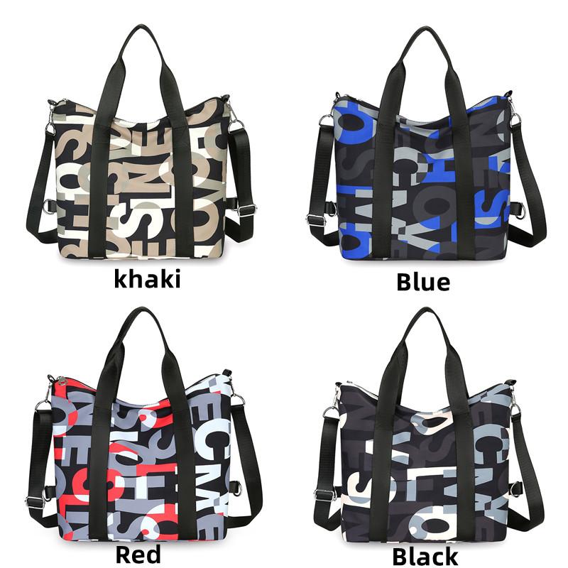 Messenger Bags für Damen, wasserdichte Schultertaschen aus Nylon, hochwertige große Handtasche, Umhängetaschen für Damen, Reisetaschen mit Griff oben