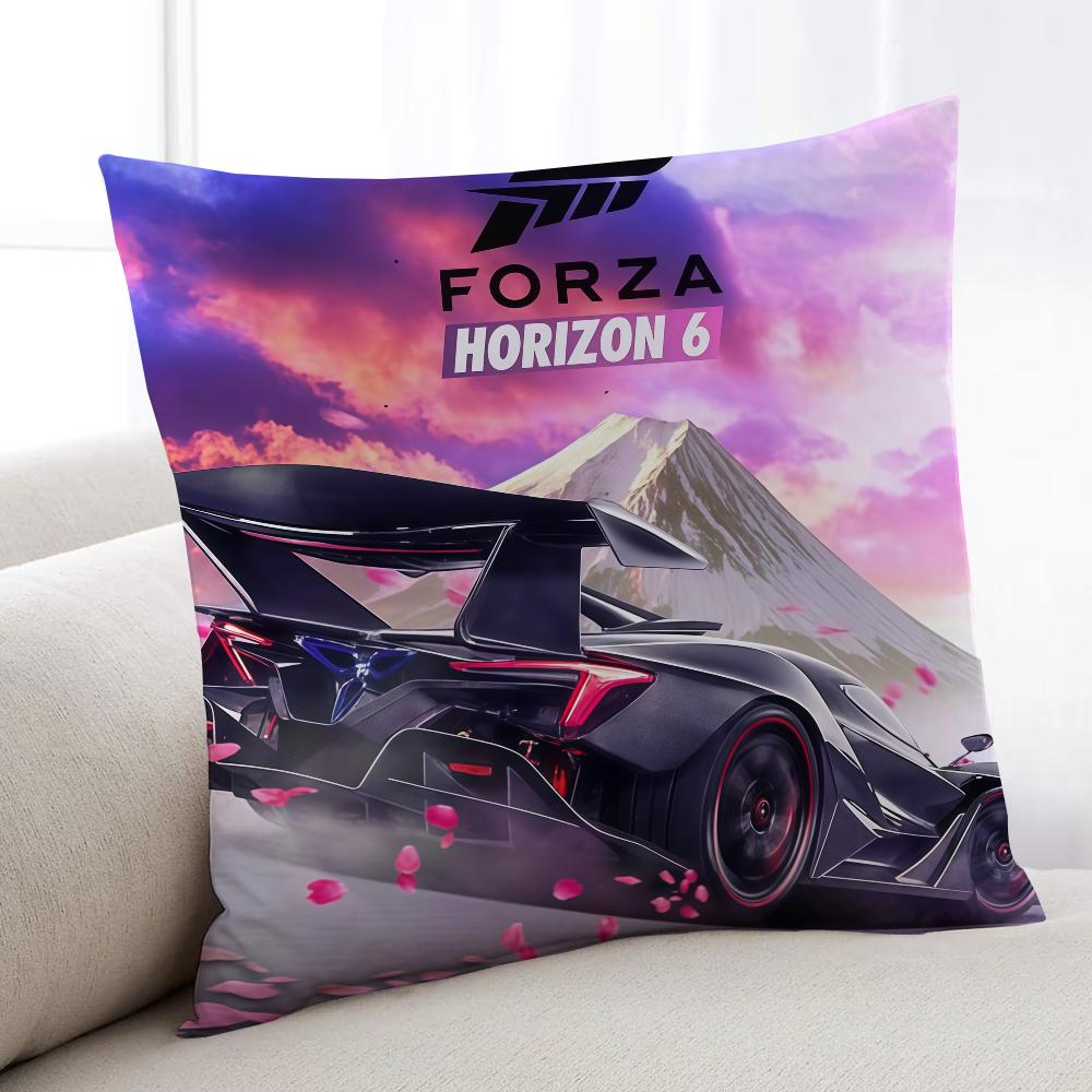 FForzaES HHorizon 6 Spiel Kissenbezug Heim Bettwäsche Sofa Wohnzimmer Kissenbezug Einfach Weich Haut Kissenbezug Party Geschenk